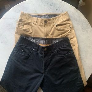 Columbia set of 2 30x32 pants